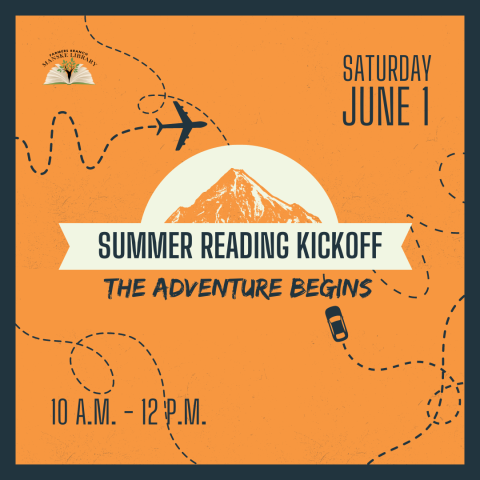 Summer Reading mountain logo