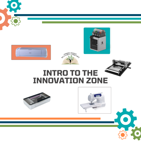 images of various machines in the Innovation Zone